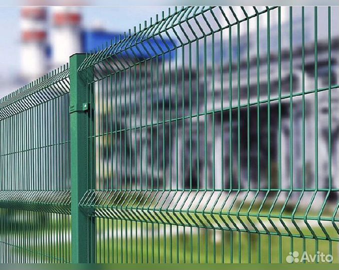 Забор сетка 3д