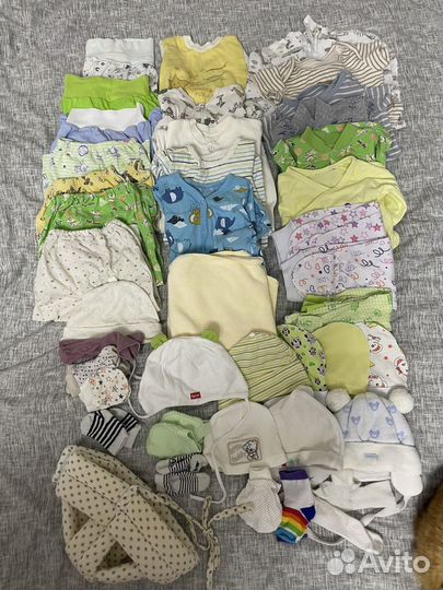 Вещи пакетом мальчик/девочка 56-62