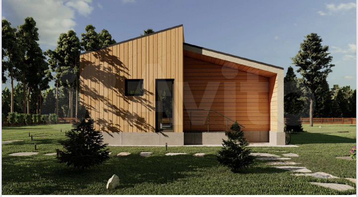 Дом 100 м² на участке 100 сот.