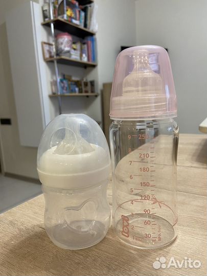 Бутылочки 250 и 120 мл