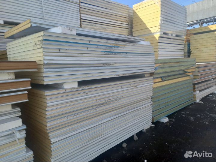 Сэндвич панели 10000 м2 в наличии