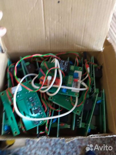 Плата RS232 и блок питания теплосчётчика BKT7
