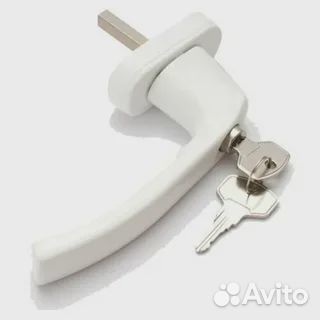 Ручка оконная простая и с замком