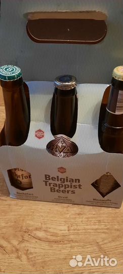 Набор бутылок из под пива. Пр-во Бельгия