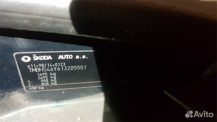 Разбор на запчасти Skoda Fabia