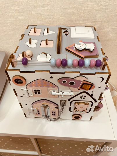 Деревянный Бизикуб kindersmart