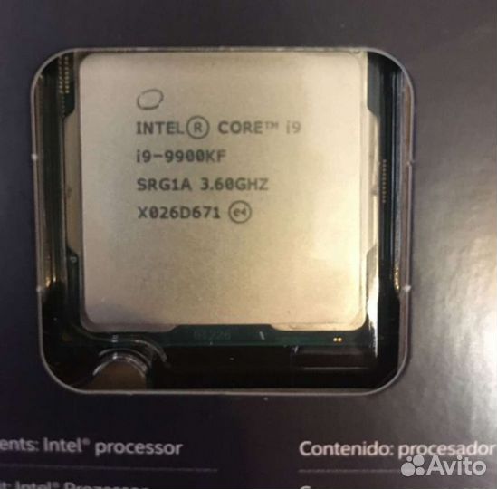 Процессор Intel core i9 9900KF BOX LGA1551v2