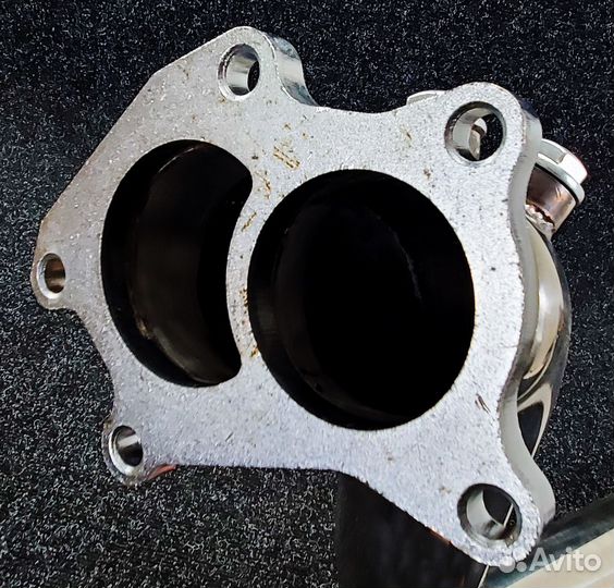 Даунпайп твинскольный для Subaru Impreza WRX STI G