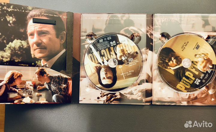 Pulp Fiction 2х DVD + буклет Криминальное чтиво