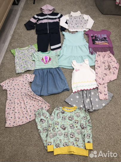 Пакет вещей на девочку 128 см