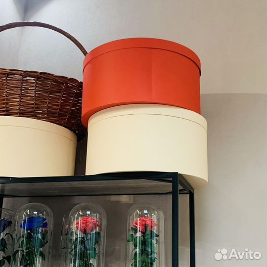 Сердце из роз. Цветы в коробке