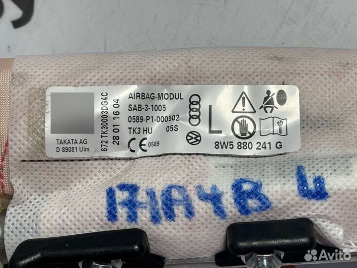 Подушка безопасности боковая (в сиденье) Audi A4 B9 (S4,RS4) 2018 8W5880241G