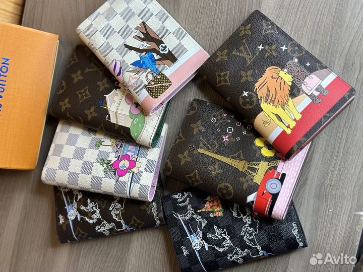 Обложка на паспорт louis vuitton и кошелек