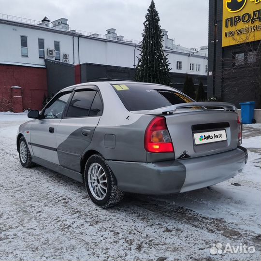 Hyundai Accent 1.5 МТ, 2005, 256 000 км