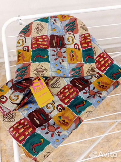 Комплект шапка и снуд женский