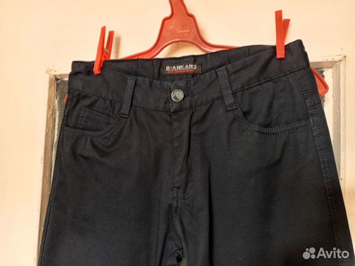 Брюки джинсы для мальчика р 30 на 11-12 лет синие