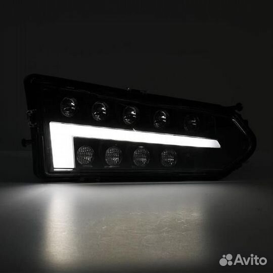 LED фары с дхо и поворотниками Polaris Ranger