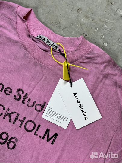 Лонгслив Acne Studios Pink Stockholm 1996, S-XL