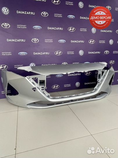 Бампер передний Hyundai solaris 2 (2020) серебрист
