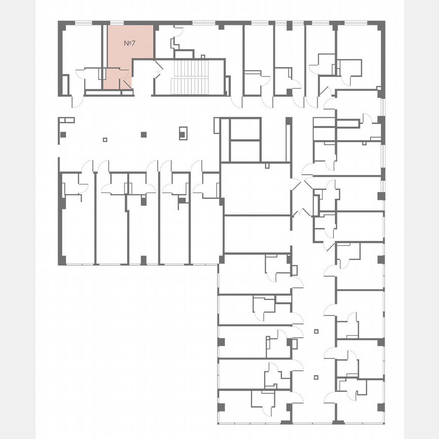 1-к. апартаменты, 17,4 м², 2/13 эт.
