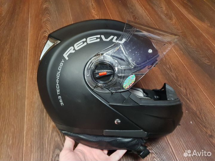 Шлем модуляр Reevu FSX1 с зеркалом заднего вида