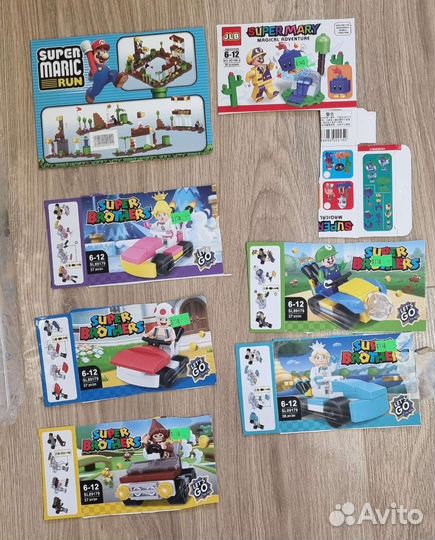 Конструктор типа lego серия Марио