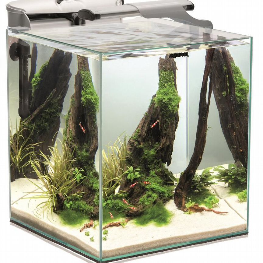 Аквариум Aquael fish & shrimp SET DUO LED / 49 л