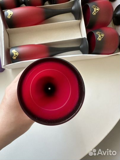 Хрустальные фужеры гусь хрустальный