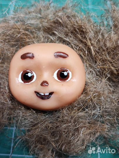 Личико для ватной игрушки Чебурашка