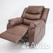 Кресло реклайнер в коричневом цвете