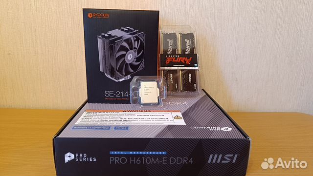 Комплект i5 12400 + h610 + 16gb + кулер купить в Москве с доставкой ...