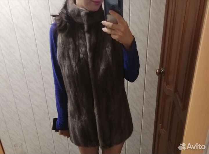 Жилет норковый