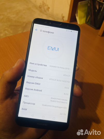 Huawei y6 prime 2018