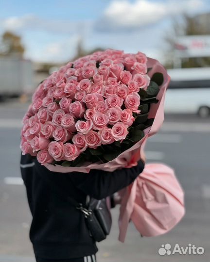 101 роза/букеты из роз