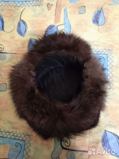 Мужская шапка из собачьей шерсти