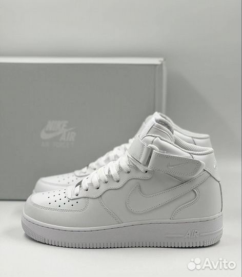 Кроссовки Nike Air Force 1 Mid high(зимние)