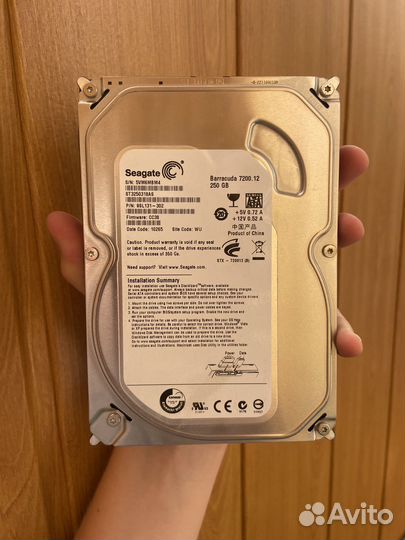 Жесткий диск 250 гб seagate