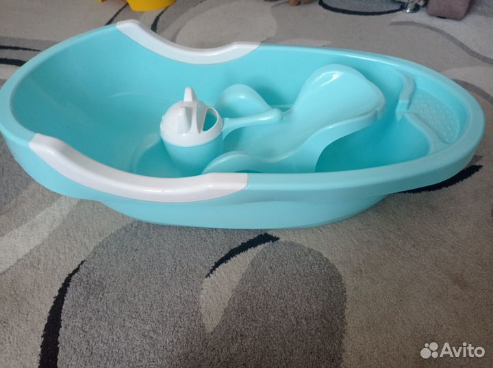 Детская ванночка для купания с горкой