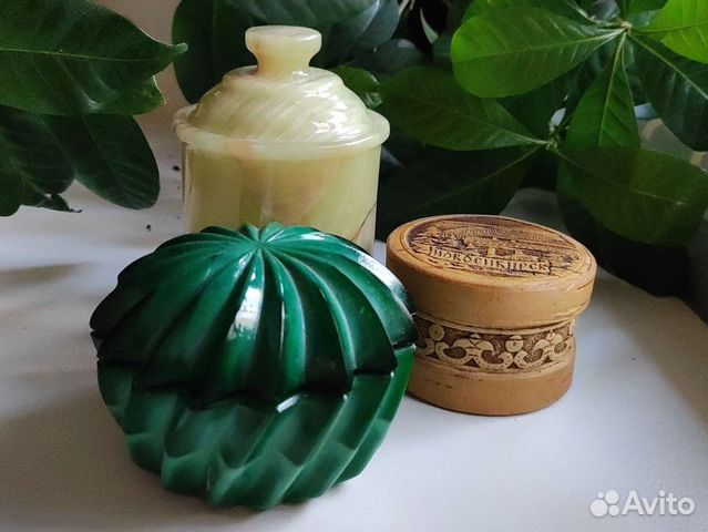 Винтажные ретро-шкатулки времён СССР для украшений