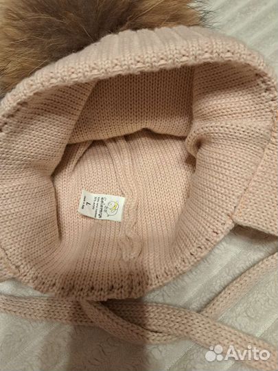 Комплект шапка, шарф 3-5 лет