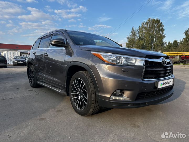 Toyota Highlander 3.5 AT, 2015, 155 000 км