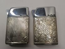 Коллекционные зажигалки Saffa,серебро 800,Италия
