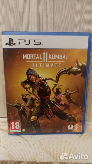 Диск mortal kombat 11 на ps5