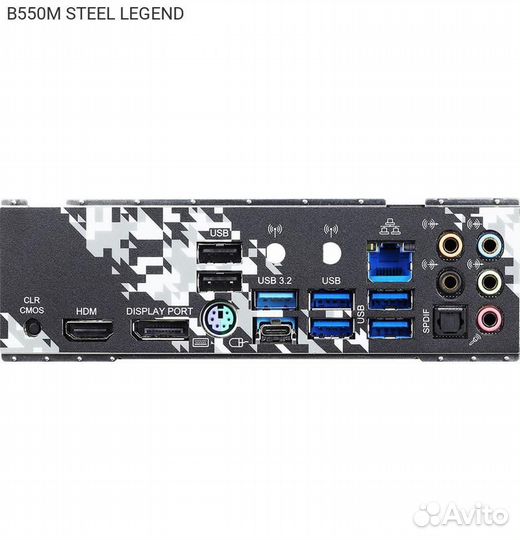 Материнская плата ASRock B550M steel legend mATX A