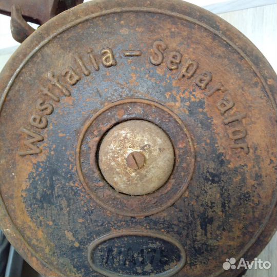 Антикварный Сепаратор westfalia, diabolo