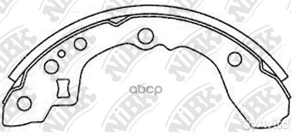 Колодки тормозные барабанные hyundai ix35, KIA