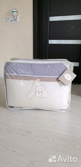 Комплект, бортики в кроватку Perina premium класс