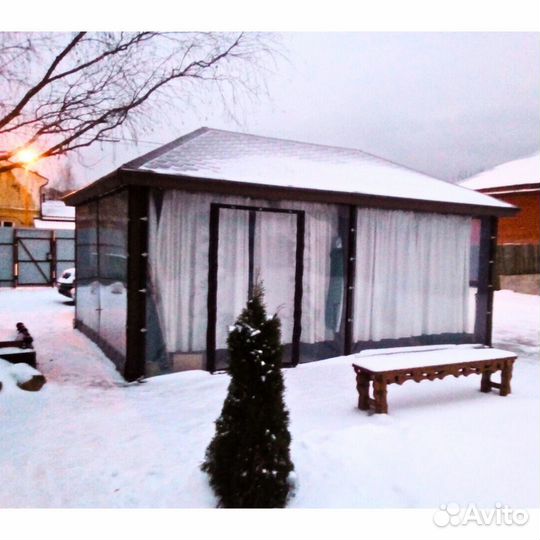 Мягкие окна для веранды