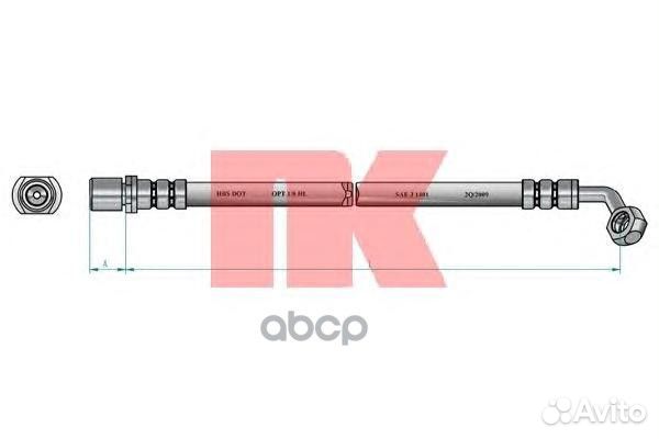 Тормозной шланг 8545135 Nk