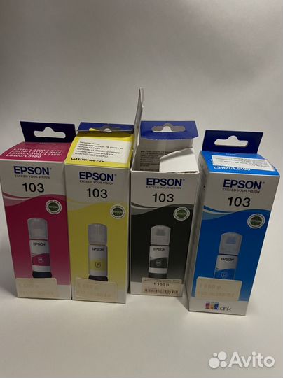 Оригинальные чернила для принтера epson 103